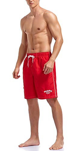 Adoretex Men's Guard Board Shorts Swim Trunks with Mesh Liner, Designed for Guard Uniform Swimwear4