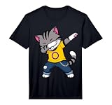 Mens Intersex Flag Dabbing Cat Performance T-Shirt