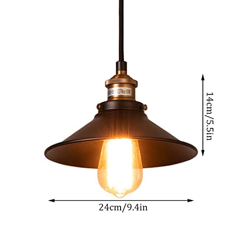 Chandelier métal suspendu au style rétro industrielle avec finitions soignées pour loft - 5