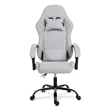 Cadeira Gamer Husky Storm 100, Até 120kg, Almofadas, Reclinável 135º, Tecido, Cinza - HCG100CZT