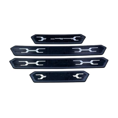 Seuil de porte pour Nissan Juke 2010-2026 pièce auto garnitures plastique inox