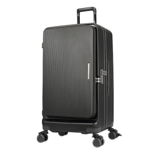 [BRIGHTECH ] �u���C�e�b�N �X�[�c�P�[�X �L�����[�P�[�X ��^ L�T�C�Y �L�����[�o�b�O �ϏՌ� ��e�� �t�@�X�i�[�^�C�v �É� TSA���b�N �C�O ���s �r�W�l�X �o�� (�_�[�N�O���[�AL�T�C�Y�F5�`8��/72L)