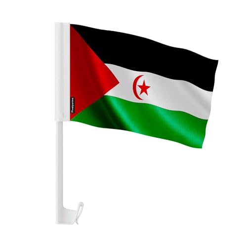 Drapeau voiture RASD en polyester 30x45cm lot de 50 pièces