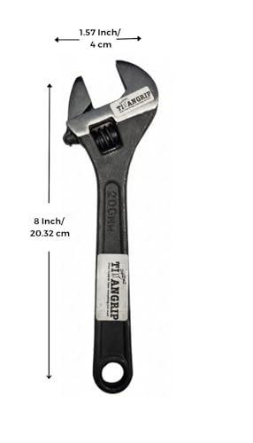 Image of Plumbing Tool Set, 3-Piece Combo with Pipe Wrench, Water Pump Plier, Screw Wrench