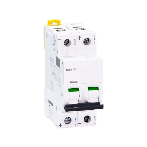 Disyuntor de CC Acti9 iC65N 2P C de 40A para protección de circuitos continuos