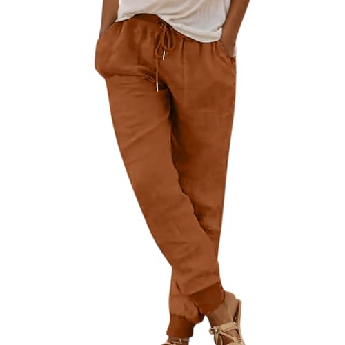 Pantalon femme taille haute tendance chic pour tenue décontractée