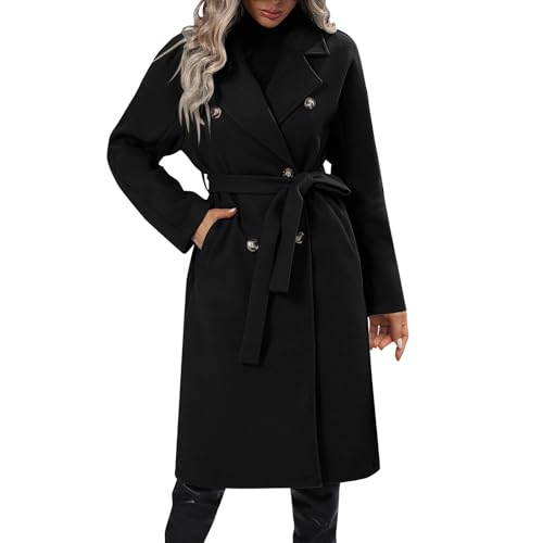 Manteau laine femme long chic idéal pour vos trajets quotidiens et soirées en ville