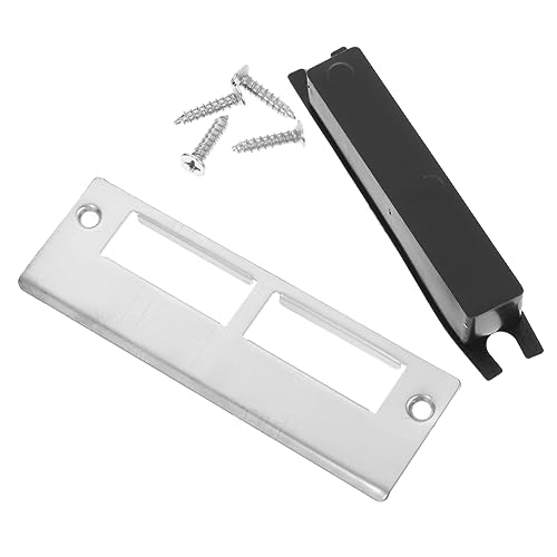 NUOBESTY Placas De Para Puertas Kit De Reparación De Metal Placas Para Rellenar Orificios Refuerzo De Seguridad