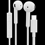 For Samsung Galaxy S24 FE A16 A35 5G A55 A25 A15 USB-C Earphones Stereo Hi-Fi Wired Earbuds with Mic and Volume Control