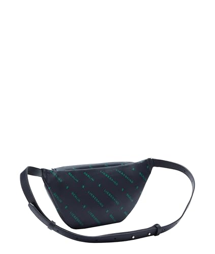Bolso de la correa LIEBESKIND Berlin de cuero azul marino tipo bandolera 2