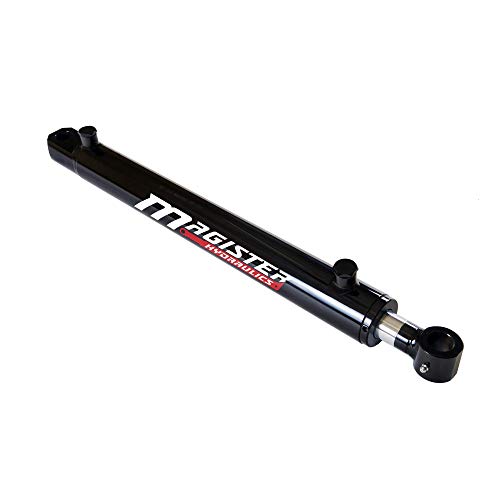 Magister Hydraulics Double Acting Hydraulic Cylinder - Tang Universal Hydraulic Cylinder 2" Bore, 24 inch Stroke Tang Style (2x24) by Magister Hydraulics - Used condition - US$83.71