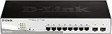SWITCH SEMIGESTIONNABLE D-LINK DGS-1210-10P 10P GIGA CON 8P POE (65W) + 2P GIGA COMBO RACK