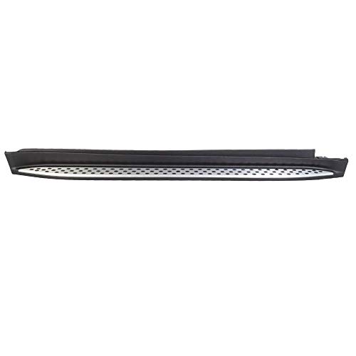 Estribos para Mercedes Benz W164 ML 2006-2011 aluminio negro y plata miniatura 3