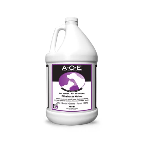 Odorcide Animal Odor Eliminator Refill ⧿ Ready to Use Pet Odor Eliminator for Strong Odor ⧿ Secretions, Spray, Feces & Urine Odor Eliminator ⧿ Safe, Non-Enzymatic Dog & Cat Odor Eliminator (128 oz)