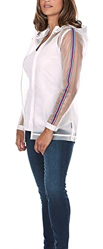 JOUJOU Girls' Rain Parka Jacket, Hooded Coat, Multicolor, Medium3