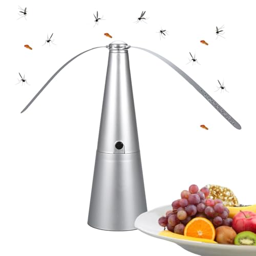 Fly Fan for Tables, Portable Table Fly Spinner Fan Keep and Away From Your Food for Outdoor/Indoor, Home Restaurants, Patio, Kitchen, Picnic, Party, Yard