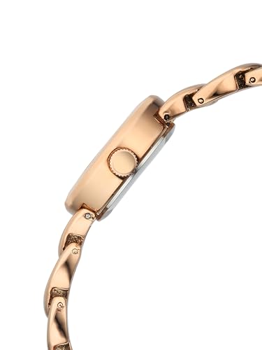 Image of Fastrack Vyb Bliss with Quartz Analog Navy Blue Dial Rose Gold Alloy Strap Watch for Girls - FV60131WM01W