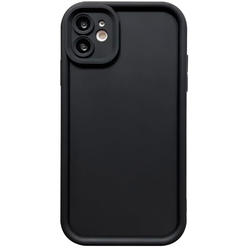 Image of Puxicu Slim Case for iPhone 16, Enhanced Camera Protection, Shockproof Skin-Friendly Touch Soft Case Cover for iPhone 16 Phone 6.1 inch, Black