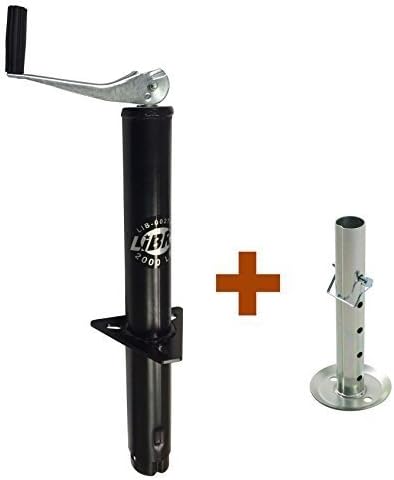 Amazon Co Jp Libra 00ポンド Aフレーム トップウィンドトレーラージャッキ ドロップレッグフットプレート付き 車 バイク