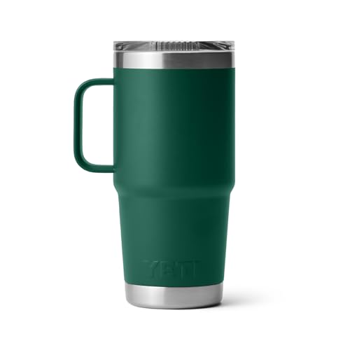Image of YETI Rambler 20 oz Travel Mug, Stainless Steel, Vacuum Insulated with Stronghold Lid
