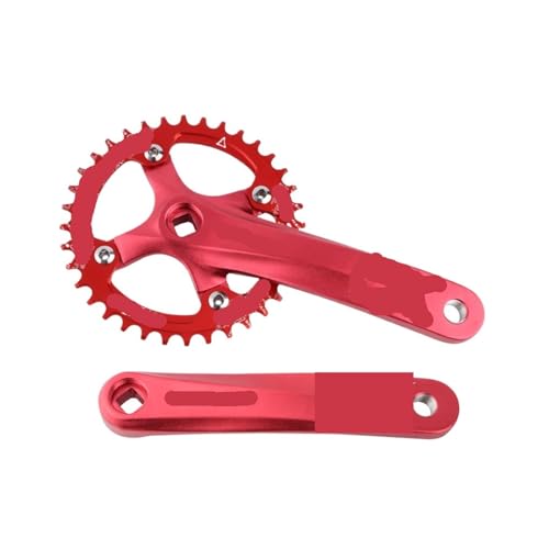 XNGAz[]ԃNNZbg 104BCD A~ }EeoCN 170mm 32T/34T/36T/38T/40T/42ɑΉ(Red CX 36T)