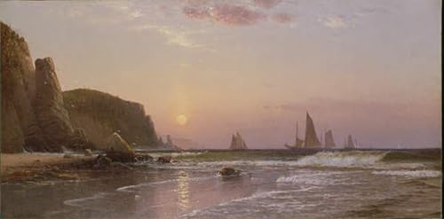 Tableaux Matinée à Grand Manan Alfred Bricher pour créer un salon vue sur mer