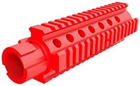 Toy M4 Barrel Extension for Nerf Models with an Interchangeable Barrel Compatible (Red)