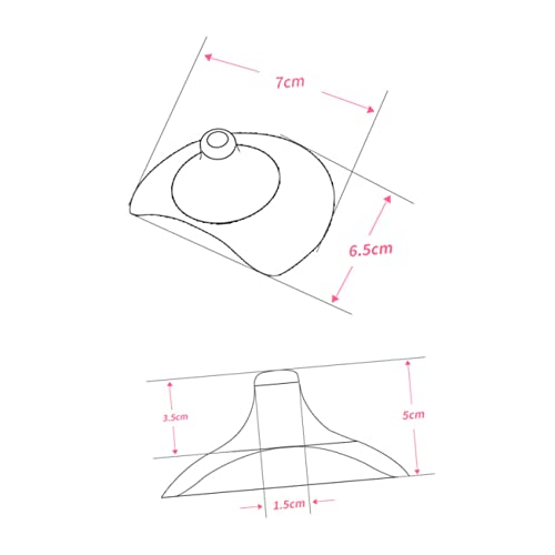 CANIGHT 2 Pçs Escudo Protetor Capa Sutiã De Leite Materno Bebê