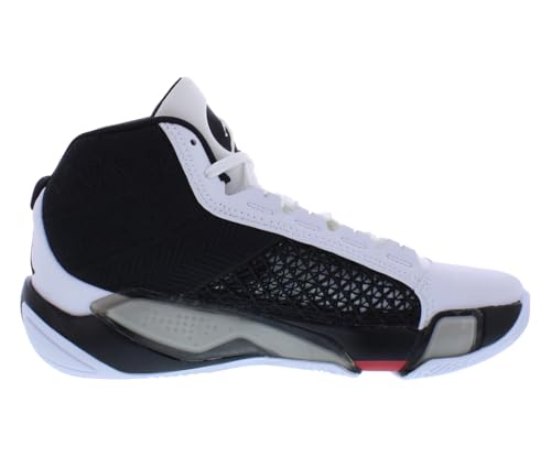 Nike Kid's Air Jordan 38 (GS) Basketball Shoe, White/Siren Red/Black, 6 Big Kid3