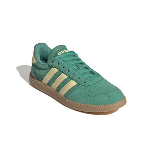Image of adidas Womens Breaknet Sleek Sneakers Shoes Casual - Brown