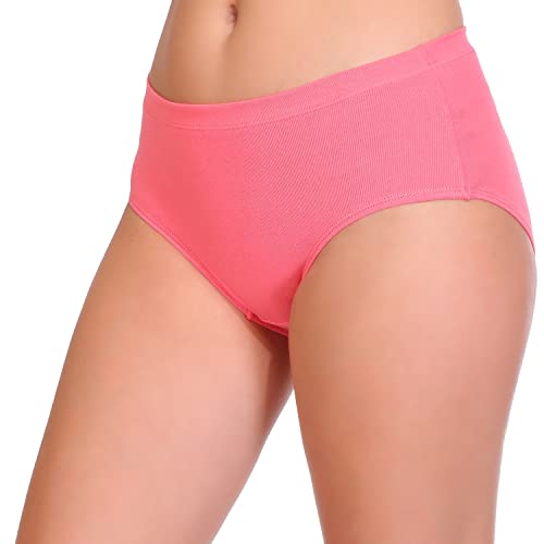 Image of SONA Women's Soft Cotton Inner Elastic Plain Daily Use Hipster Panties