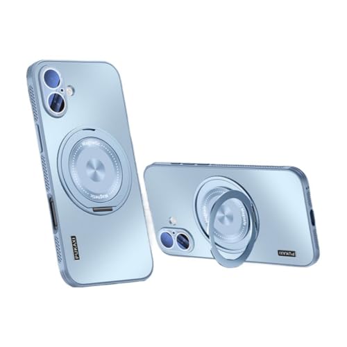 iPhone 14 Pro Max ケース MagSafe対応 放熱 薄型 多機能360度回転スタンド 縦横両対応 メッシュケース マグネット搭載 ワイヤレス充電対応 耐衝撃 いphone 14 Pro Max カバー 内蔵スタンド リング付き スマホ冷却