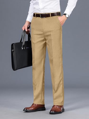 Image of AVANOVA Men's Casual Pants - Stylish Regular Fit Trousers for Men, Comfortable Office & Casual Pant, Modern Formal Look (Trouser 270)