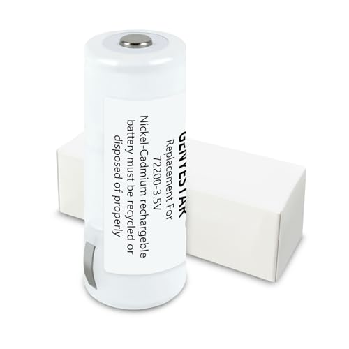 GENYESTAR Replacement Battery for Welch Allyn 72200 3.5V 1300 mAh Rechargeable Batteries