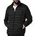 Lightweight Jacket Men Puffer Jackets for Men Lightweight Warm Casual Fashion Jackets Long Sleeve Windproof Stand Collar Quilted Coats with Pockets