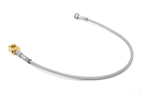 Rugged Ridge 16735.04 Braided Stainless Steel Rear Brake Hose