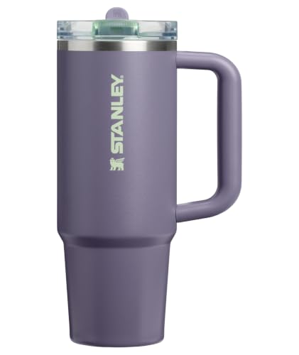 Image of STANLEY Quencher ProTour Flip Straw Tumbler with Leakproof Lid 30 oz | Built-in Straw and Handle | Cup Holder Compatible for Travel | insulated Stainless Steel Cup | BPA-Free | Purple Umbra