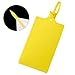 QIEOTE 40-Pack Plastic Shipping Tags with Marker Pen, Waterproof Zip Tie Labels for Baggage, Inventory, and Key Tagging(Yellow)