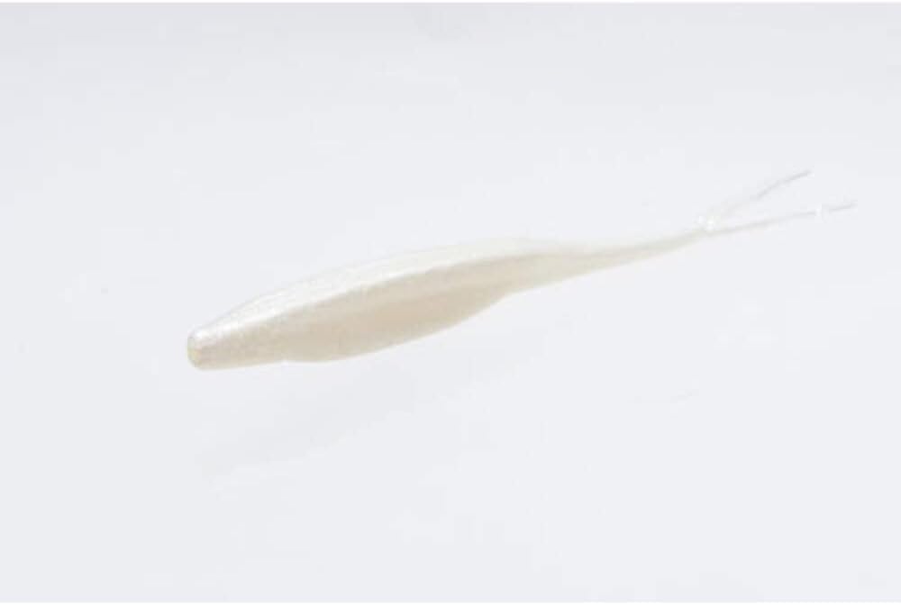 Zoom Bait Zoom 023045 Super Fluke, 5 1/4-Inch, 10-Pack, White Pearl