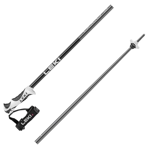 Tubo: 18 mm LEKI BASTONCINI SCI 6546643 BOLD S DARK ANTHRACITE/BLACK/WHITE (130)