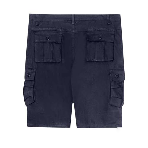 Grandes tailles pantalon cargo court stretch homme confortable