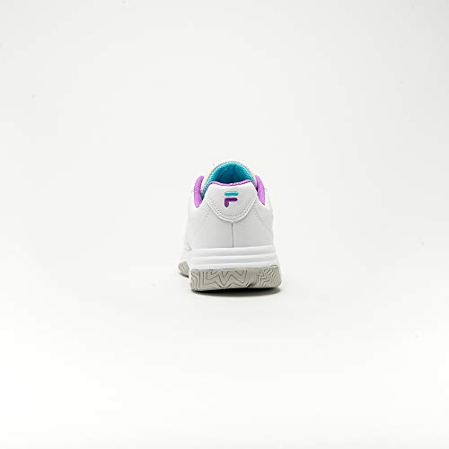 Tênis Grand Prix, Fila, Feminino, Branco/Azul/Lilás, 37
