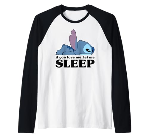 Lilo & Stitch - Sleepy Stitch Raglan Baseball Tee - image 1