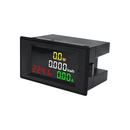 Voltmètre-ampèremètre CC écran LCD pour double affichage tension 600V