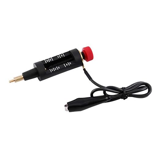 Toolso Adjustable Spark Plug Tester High Energy Ignition Spark Plug Tester Wire Coil Circuit Diagnostic Autos Diagnostic Test Tool