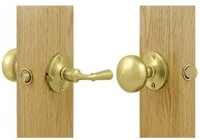 Polished Brass Solid Brass Storm Door Latch