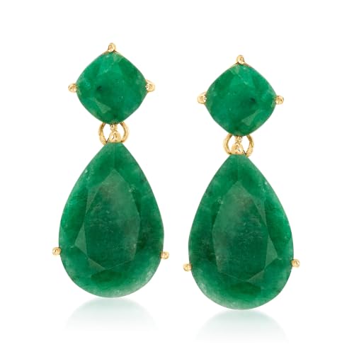 Ross-Simons 19.20 ct. t.w. Emerald Drop...