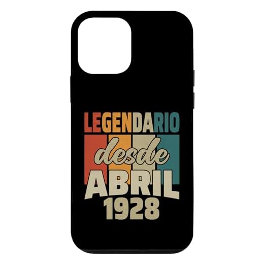 Carcasa para iPhone 12 mini Legendario Desde Abril 1928 - Cumpleaños 96 Años