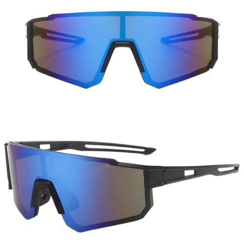 Óculos de Sol Esportivo Unissex Máscara - Ideal para Bike, Corrid...