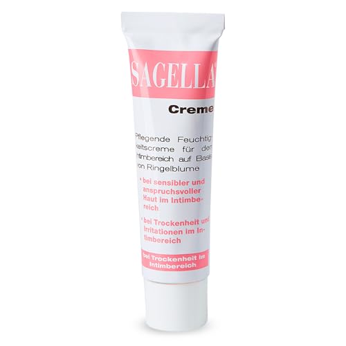 SAGELLA Creme: Feuchtigkeitscreme für die Intimpflege - bei Scheidentrockenheit, Irritationen, Juckreiz, Brennen, für sensible Haut, 30 ml SAGELLA Creme: Feuchtigkeitscreme für die Intimpflege - bei Scheidentrockenheit, Irritationen, Juckreiz, Brennen, für sensible Haut, 30 ml